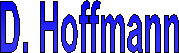 D. Hoffmann
